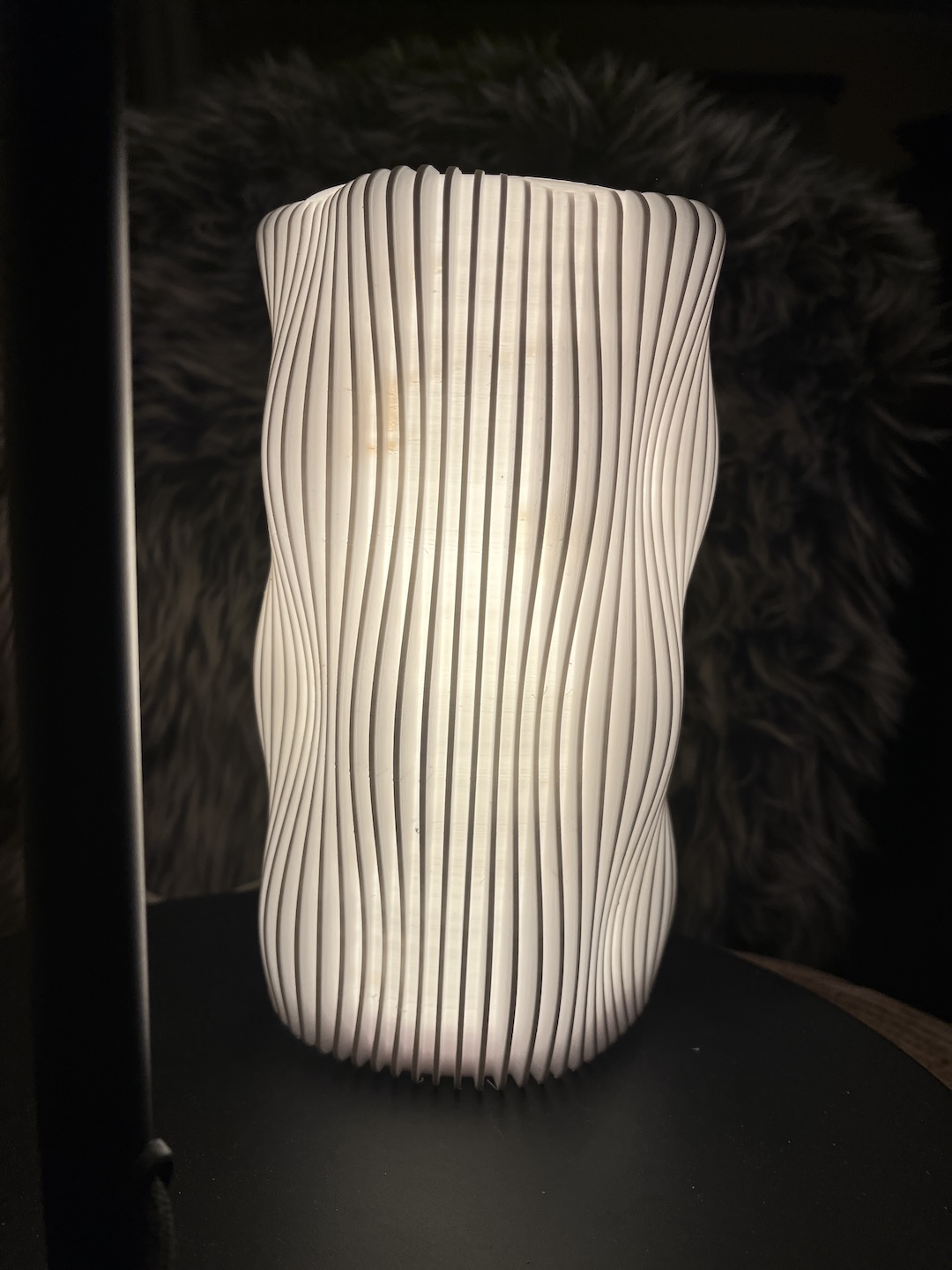 Gloob lampa - detail struktury
